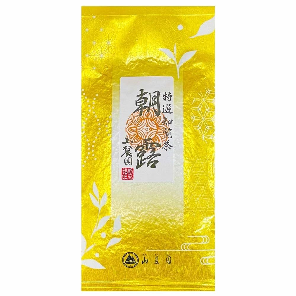 Amazon | 山麓園 知覧茶 あさつゆ (朝露) 緑茶 茶葉 煎茶 深蒸し